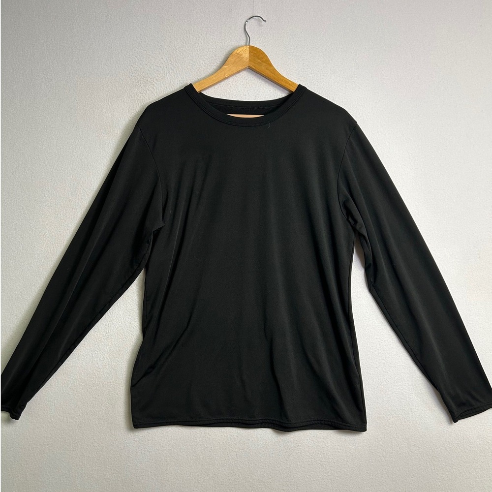 Athletic Techwear Swat Men XL Black Long Sleeve Base Layer Performance Shirt